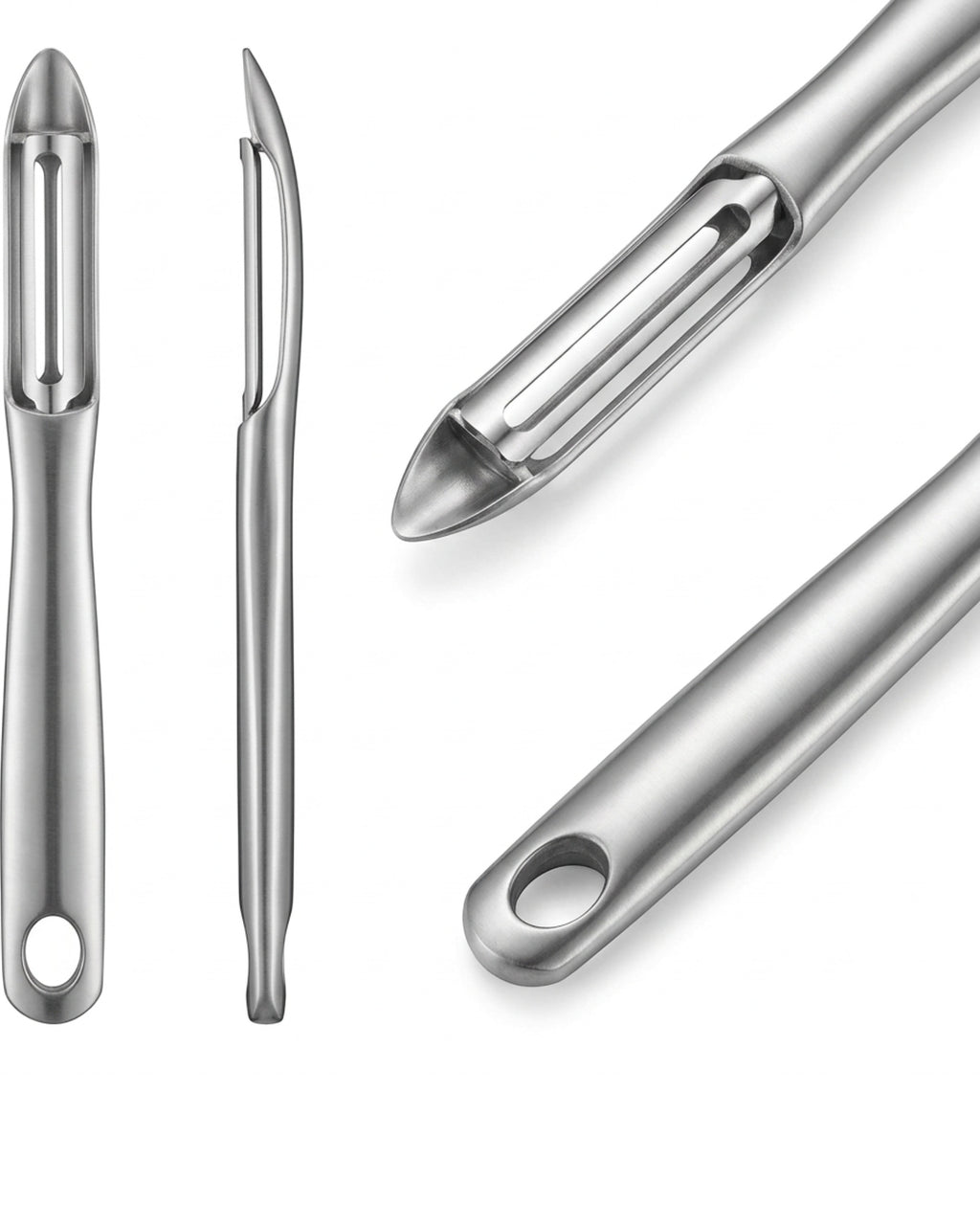 OLONO Slim Stainless Vegetable Peeler Satin 6.5 in