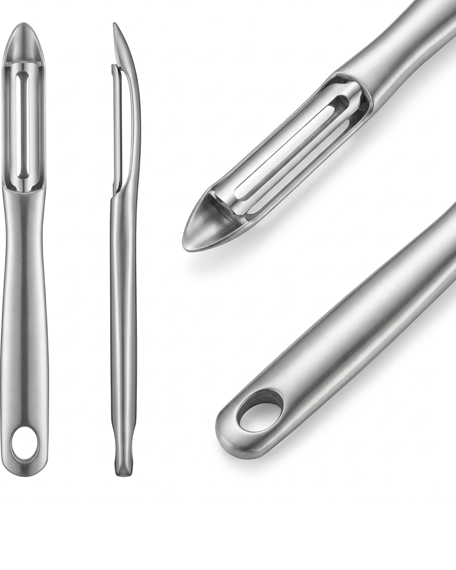 OLONO Slim Stainless Vegetable Peeler Satin 6.5 in