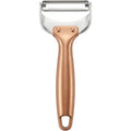 OLONO Wide Blade Stainless Produce Peeler Copper 7 in